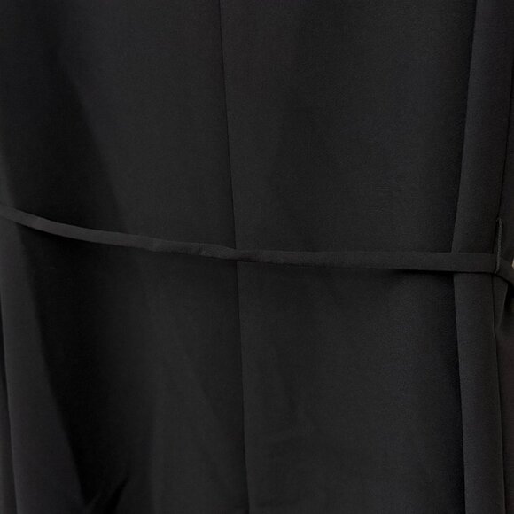 Lattelier Women's Tie Waist Black Hi-Lo Sleeveless Classic Dress - Size Small - Picture 7 of 7